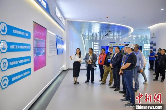 海外華文媒體在瀘州了解中國西部工匠城建設(shè)情況。 劉忠俊 攝 海外華文媒體在瀘州了解中國西部工匠城建設(shè)情況。 劉忠俊 攝