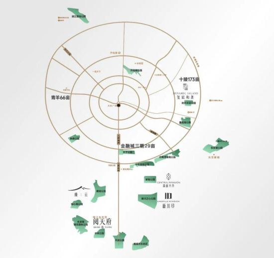華潤置地新品區位圖,華潤置地供圖 華潤置地新品區位圖,華潤置地供圖