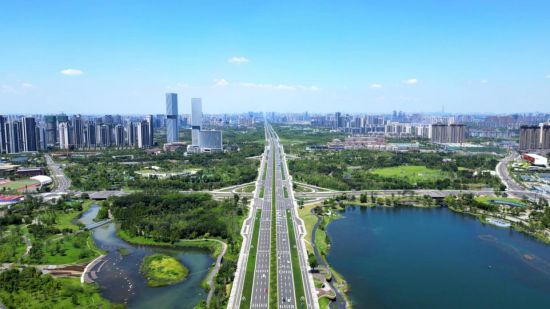 天府大道實拍圖,鐘新攝 天府大道實拍圖,鐘新攝