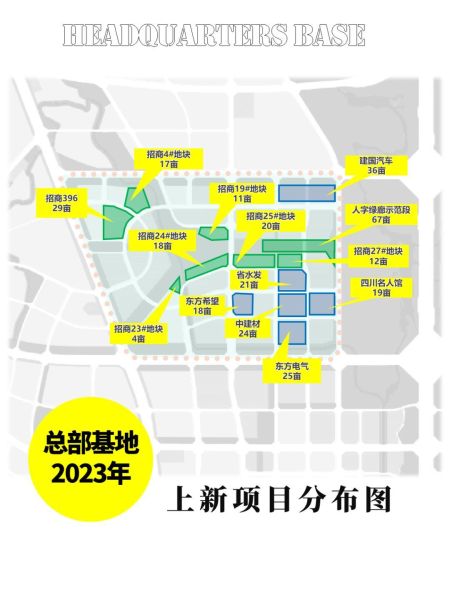 2023年總部基地上新項目,圖源:天府發(fā)布 2023年總部基地上新項目,圖源:天府發(fā)布