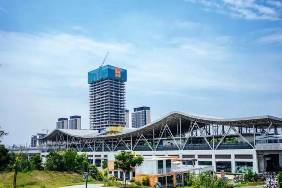 三岔TOD實(shí)景圖,成都軌道交通供圖 三岔TOD實(shí)景圖,成都軌道交通供圖