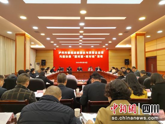 會(huì)議現(xiàn)場(chǎng)。瀘州市委統(tǒng)戰(zhàn)部供圖 會(huì)議現(xiàn)場(chǎng)。瀘州市委統(tǒng)戰(zhàn)部供圖