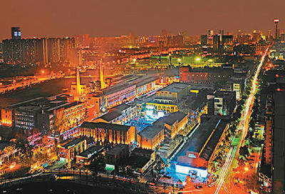 東郊記憶夜景全圖。 東郊記憶夜景全圖。