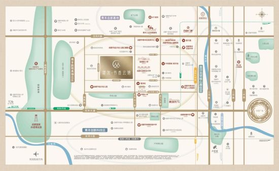建發(fā)107畝地塊示意圖,建發(fā)書香云錦供圖 建發(fā)107畝地塊示意圖,建發(fā)書香云錦供圖