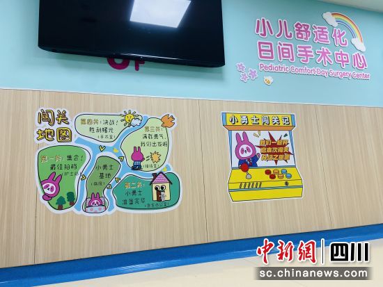 成婦兒醫院小兒舒適化日間手術中心。成都市婦女兒童中心醫院供圖 成婦兒醫院小兒舒適化日間手術中心。成都市婦女兒童中心醫院供圖