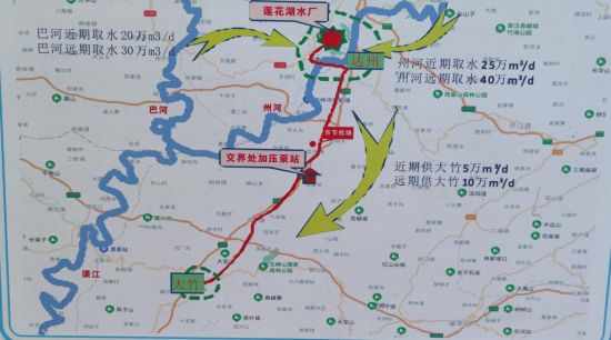 (“引水入竹”項目示意圖) (“引水入竹”項目示意圖)