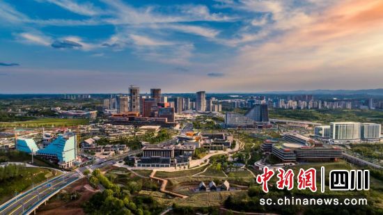 成都東部新區城市核心區。成都東部新區黨群工作部供圖 成都東部新區城市核心區。成都東部新區黨群工作部供圖