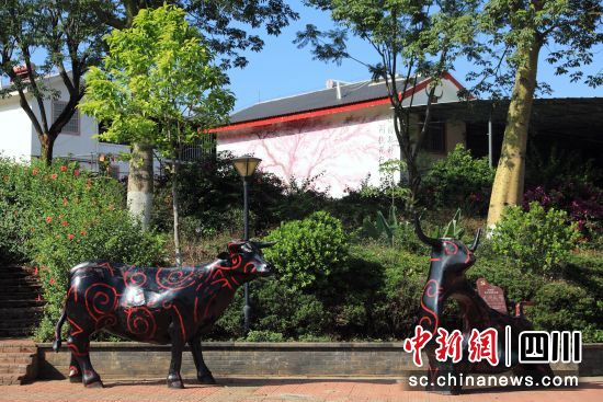 圖為四川省攀枝花市米易縣高龍村村內景觀。王磊 攝 圖為四川省攀枝花市米易縣高龍村村內景觀。王磊 攝