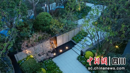 龍湖·煥城園林景觀意境圖。成都龍湖供圖 龍湖·煥城園林景觀意境圖。成都龍湖供圖