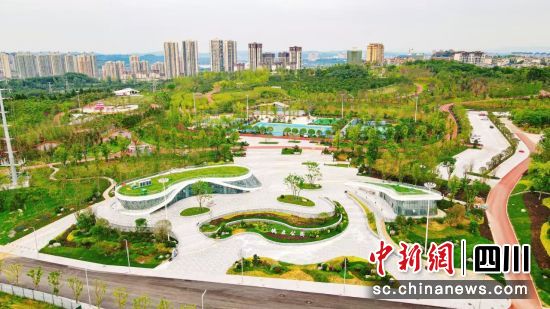 擴建后對外開放的城北公園。趙錦洪 攝 擴建后對外開放的城北公園。趙錦洪 攝