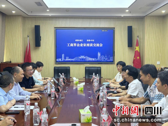 座談會現場。中共成都市溫江區委統戰部供圖 座談會現場。中共成都市溫江區委統戰部供圖