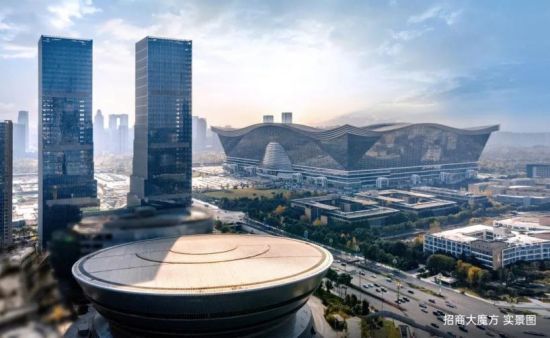 招商大魔方實景圖。招商蛇口供圖 招商大魔方實景圖。招商蛇口供圖
