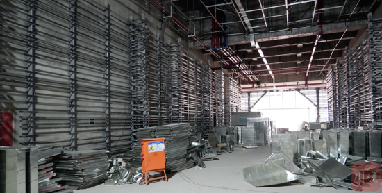 江口沉銀博物館施工現場。譚笑非 攝 江口沉銀博物館施工現場。譚笑非 攝